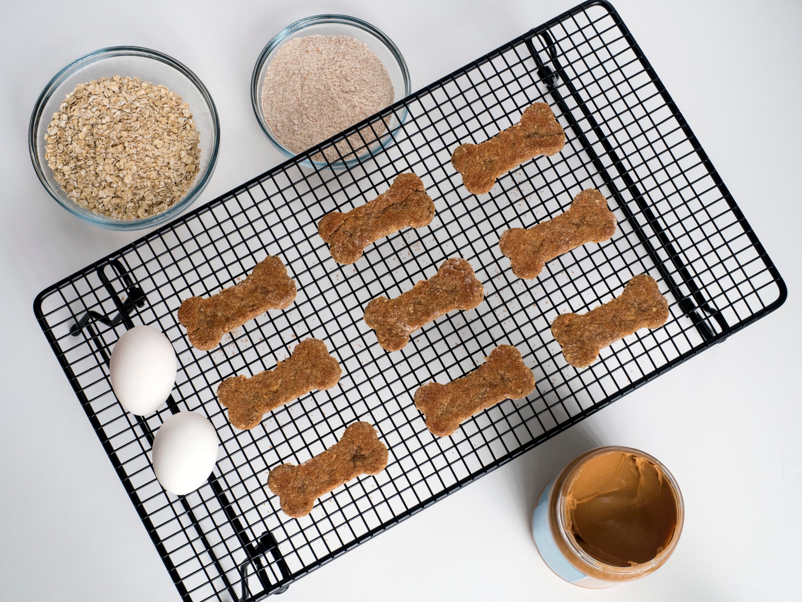 Homemade Dog Treats with Peanut Butter & Pumpkin